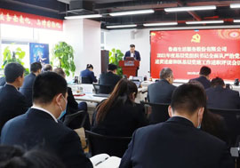 魯商服務(wù)召開(kāi)2021年度基層黨組織書(shū)記全面從嚴(yán)治黨述責(zé)述廉和抓基層黨建工作述職會(huì)議